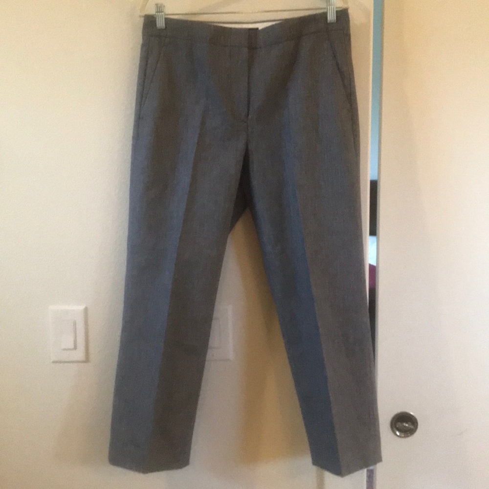 J. Crew Chambray Cropped Pants